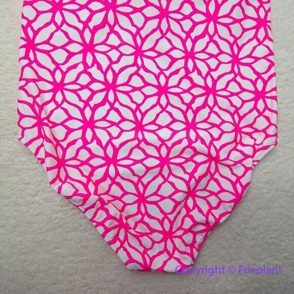NEW Vineyard Vines womens Day lily ruffle one piece one shoulder swimsuit size S - Picture 11 of 15
